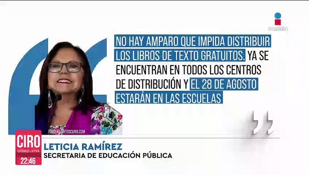 No hay amparo que impida distribución de libros de textos gratuitos: SEP