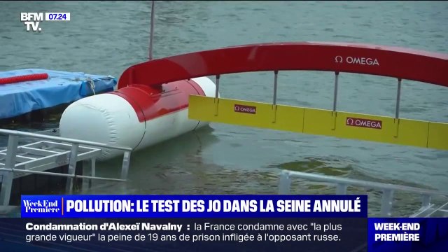 Jeux Olympiques: le test de nage en eaux libres dans la Seine annulé à cause de la pollution