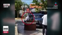 Taxistas de Cancún que agredieron a transporte turístico se quedan en prisión
