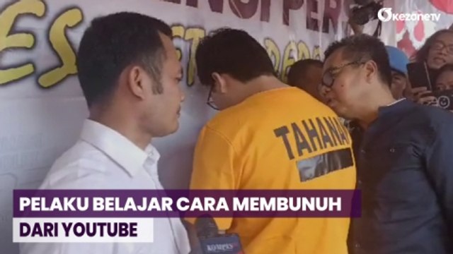 Belajar dari Youtube, Pelaku Pembunuhan Sadis Mahasiswa UI Terancam Hukuman Mati