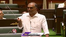 Minister Harish Rao Speaks About Seethakka and Etela Rajender _ Telangana Assembly _ V6 News