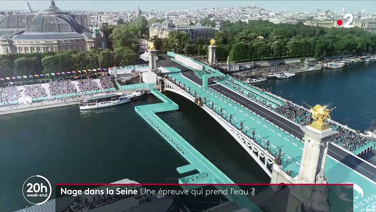 JO 2024: L'épreuve de natation en eau libre dans la Seine reportée d'aujourd'hui à dimanche à cause de la pollution du fleuve - Regardez