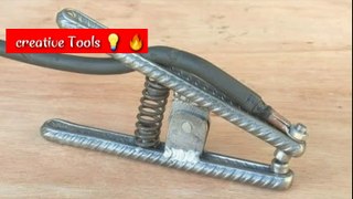 How to Make a welding Pliers or Welding Rod holder