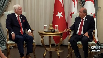 Rumları çıldırtan ziyaret! Cesur Amerikalı KKTC’ye gitti, Tatar ile buluştu