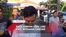 Kata Gibran Rakabuming Usai Lari Pagi Bersama Bakal Capres PDIP Ganjar Pranowo di Solo