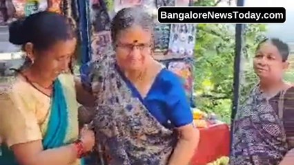 Sisters of PM Modi and UP CM Yogi meet at Uttarakhand temple