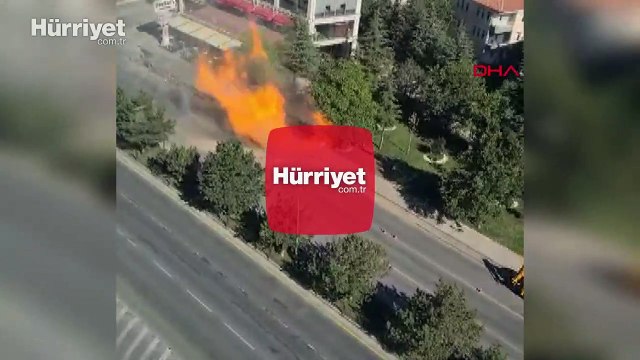 Niğde'de doğal gaz boru hattında patlama