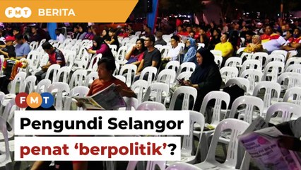 Kerusi ceramah kosong, pengundi Selangor penat ‘berpolitik’?