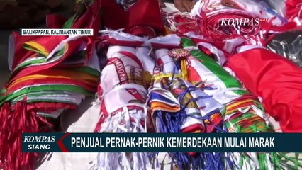 Video herunterladen: Penjual Bendera dan Pernak-pernik Merah Putih di Balikpapan Cari Peruntungan Jelang HUT RI