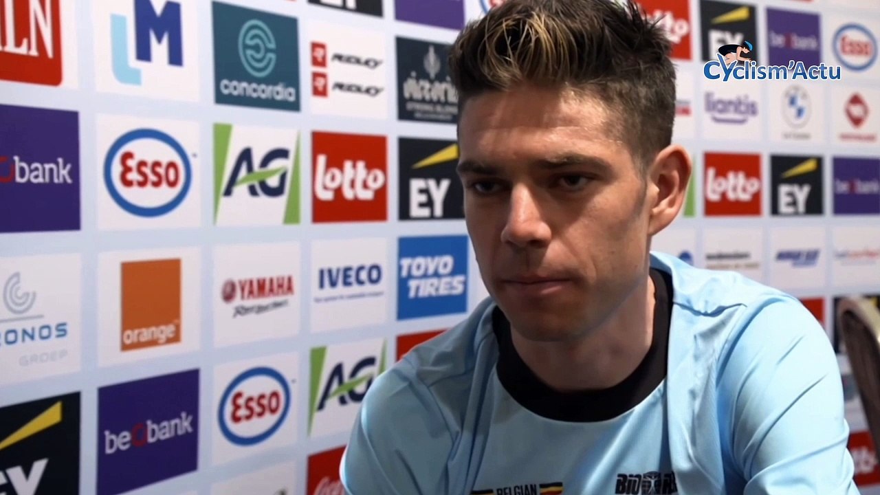 Championnats du Monde 2023 - Glasgow - Wout Van Aert : "C'est vraiment un luxe d'être là avec Jasper Philipsen et Remco Evenepoel