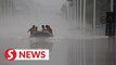 Northeast China braces heavy rainfall brought by Typhoon Doksuri