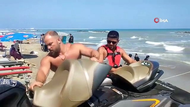 Karasu'da denize girişler yasaklandı