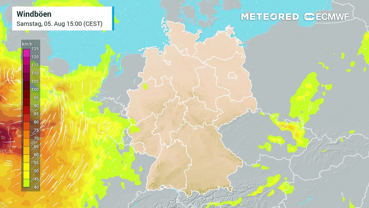 Sturm am Sonntag und Montag! HIER wird es gefährlich!
