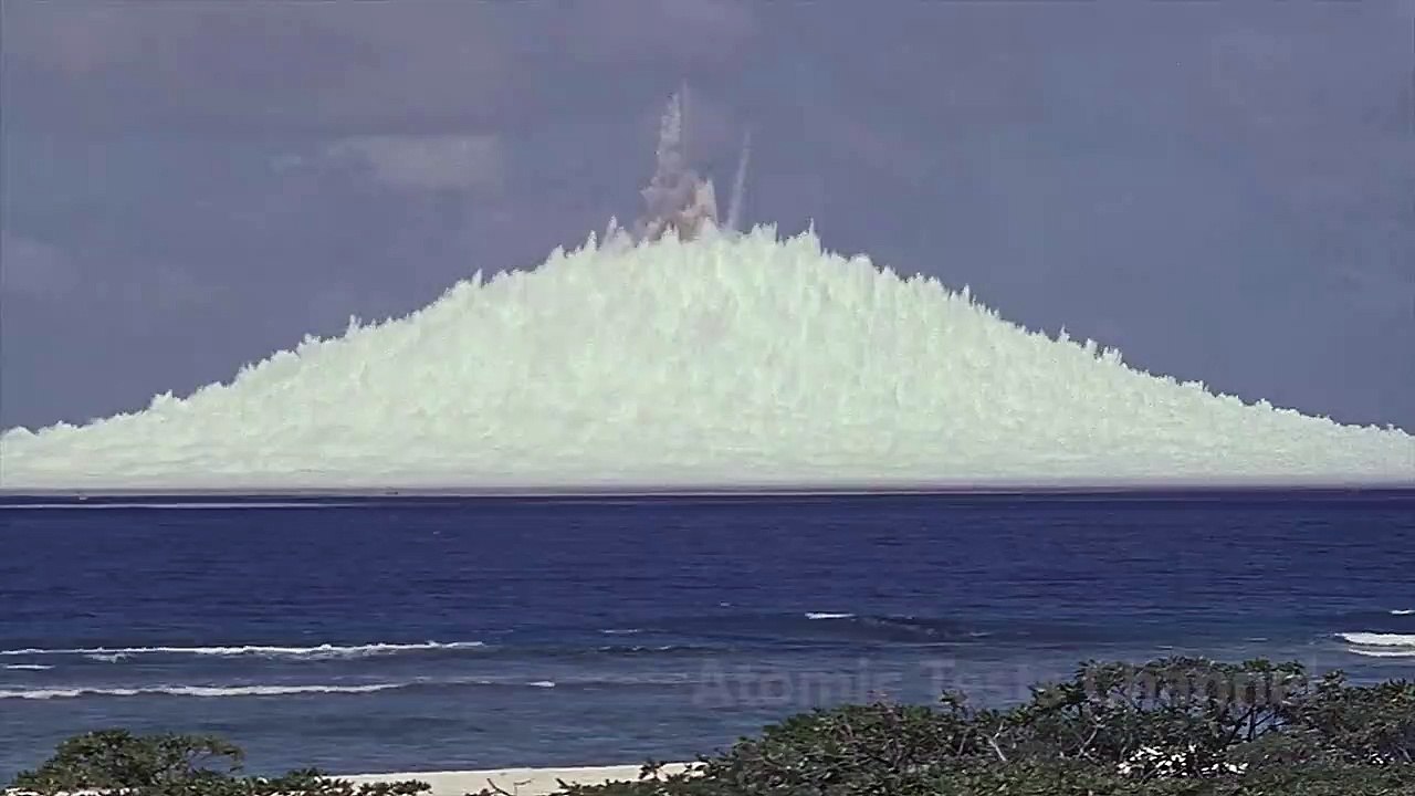 Terrifying Video: Underwater Atomic Blast 1958
