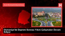 Osmaniye'de Deprem Sonrası Yıkım Çalışmaları Devam Ediyor