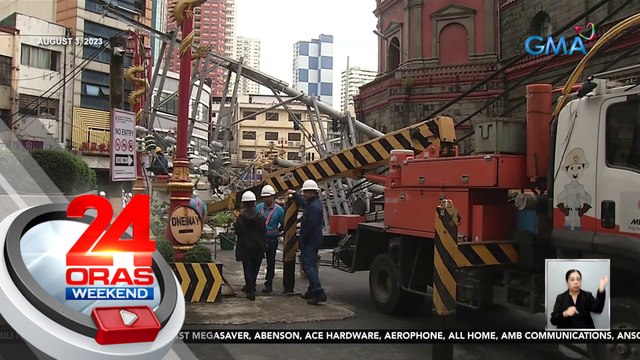 Pagkakabit ng mga kable sa poste ng MERALCO, hinigpitan | 24 Oras Weekend