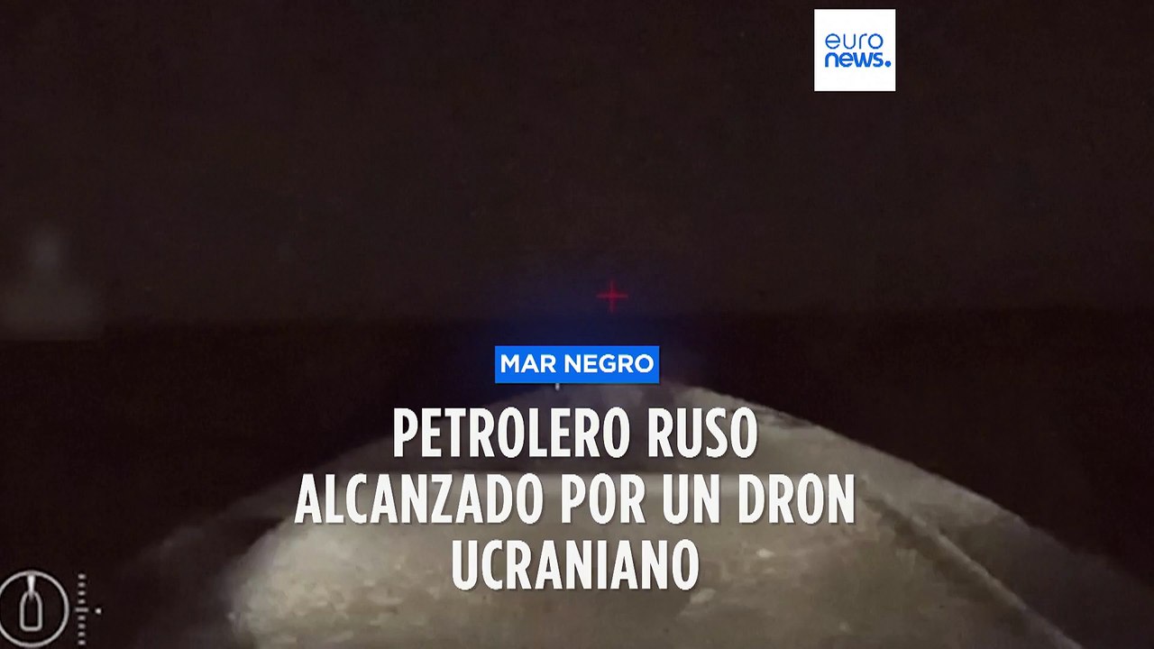 Drones ucranianos impactan en un petrolero ruso en el estrecho de Kerch