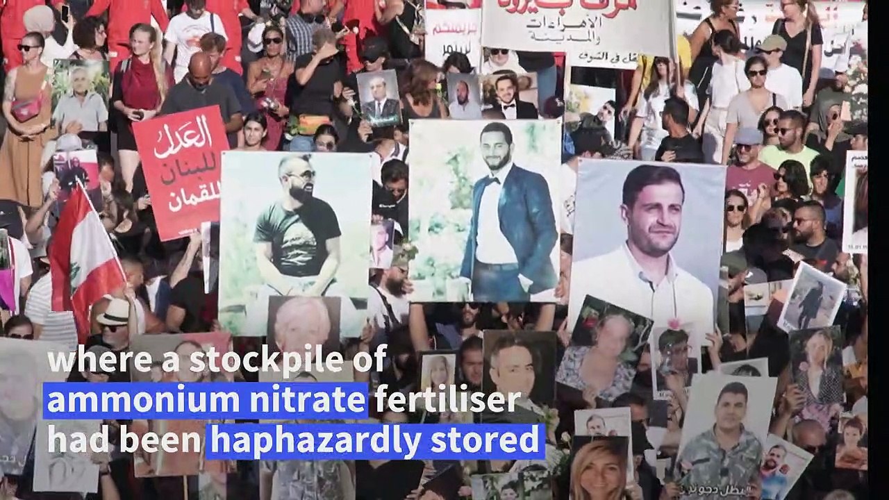 Hundreds protest as Lebanon marks 3 years since Beirut blast