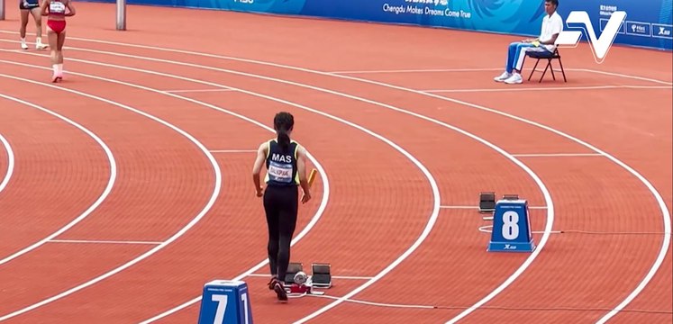 Kuartet 4X100m wanita akur gagal ke final