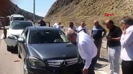 Erzincan'a giden Kılıçdaroğlu’nun konvoyunda kaza