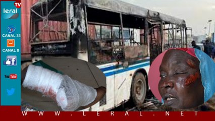 Attaque aux cocktails Molotov  du bus tata à Yarakh: Des rescapés retracent l'horreur