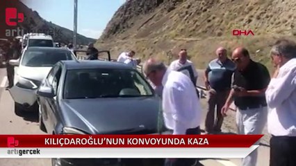 Erzincan'a giden Kılıçdaroğlu’nun konvoyunda kaza: İkisi gazeteci dört yaralı