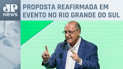 Alckmin diz que percentual de álcool na gasolina pode aumentar para 30%