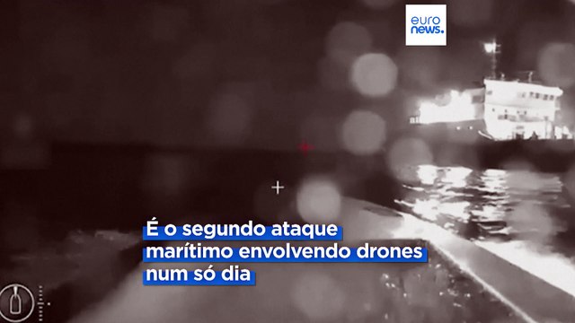 Ataque com drones danifica petroleiro russo