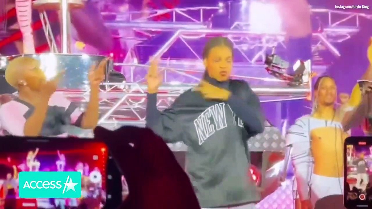 Oprah Winfrey DANCES At Beyoncé Concert w_ Gayle King & Tina Knowles