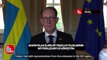İsveç Dışişleri Bakanı Billström: İslamofobik eylemleri reddediyoruz
