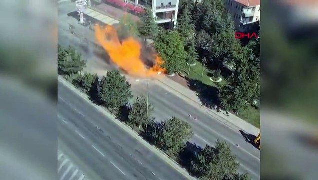 Niğde'de Elektrik Altyapı Çalışması Sırasında Doğal Gaz Borusu Patladı