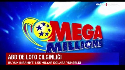 ABD'de loto çılgınlığı! Büyük ikramiye 1,55 milyar dolara yükseldi