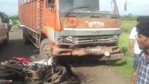 भीषण सड़क हादसा: बेलगाम ट्रक ने 2 लोगों को रौंदा और फिर जो हुआ...