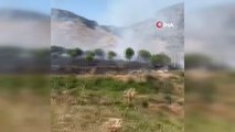Isparta'da otluk alanda yangın