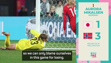 Télécharger la video: Norway can 'only blame themselves' for Japan loss admits Mikalsen