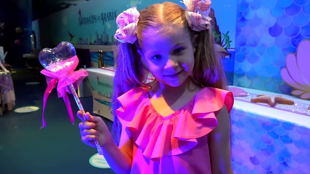 Diana and Roma visited Mermaids of Arabia in Dubai. Magical Mermaid & Pirate transformation!