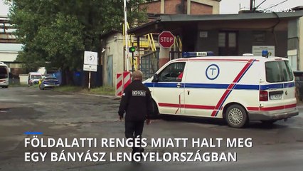 Földalatti rengés miatt halt meg egy bányász Lengyelországban
