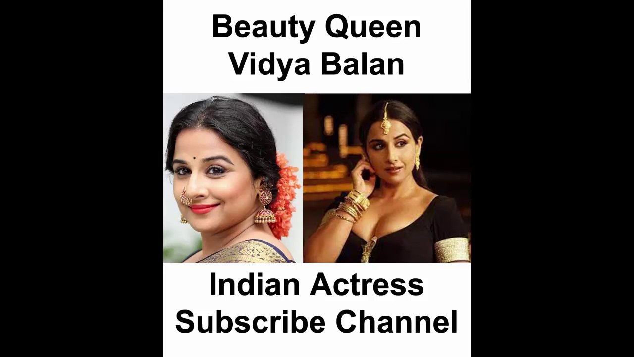 Indian Beautiful Actress Vidya Balan