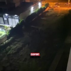 İstanbul'da sırt çantalı kaçak göçmenler böyle görüntülendi