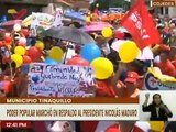 Cojedes | Habitantes del mpio. Tinaquillo marcharon en respaldo al presidente Nicolás Maduro