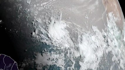Amazing Time-Lapse From Space Of Tropical Storm Bret