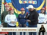 Bricomiles realizan trabajos de recuperación integral en la U.E. José Antonio Anzoátegui