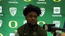 Traeshon Holden on Transferring to Oregon