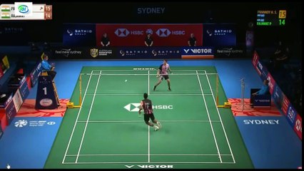 Australian Open 2023 - BWF - Semifinal - HS Prannoy vs Priyanshu Rajawat