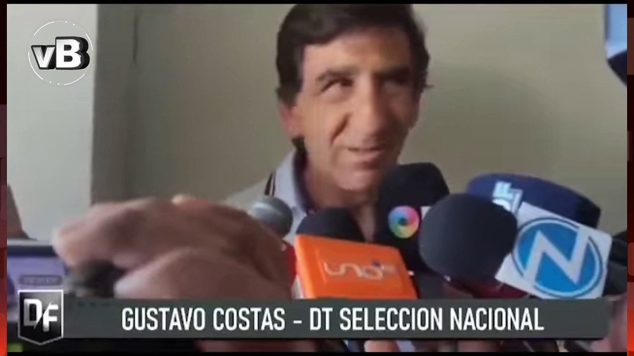 Gustavo Costas entrenador de la Selección "de Bolivia no conozco nada"