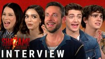 'Shazam 2' Interviews | Zachary Levi, Rachel Zegler, Lucy Liu, Asher Angel, Jack Dylan Grazer