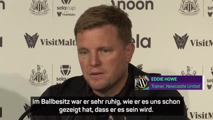 Howe: "Bin sehr zufrieden mit Sandro Tonali"