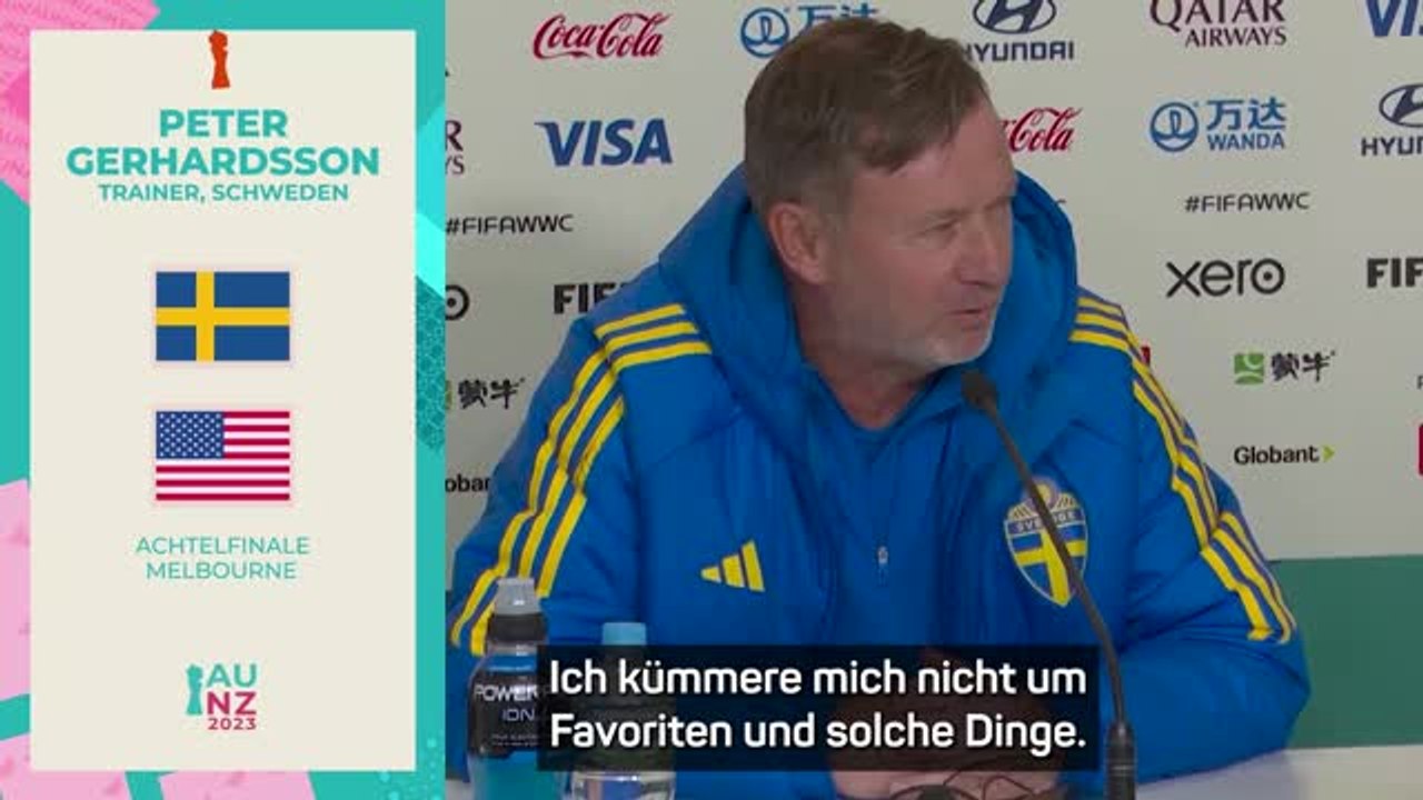 Gerhardsson: 'Kümmere mich nicht um Favoriten'