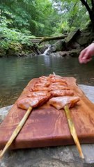 Şiş Çubukta Tavuk Kanat Izgara  _ Cooking Chicken Wings on Skewer