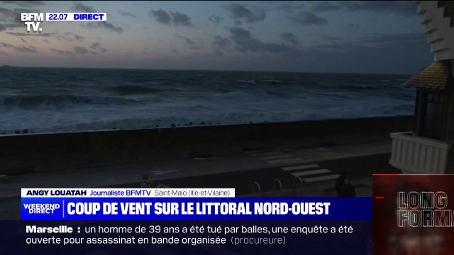 Vigilance orange vagues-submersion: marée impressionnante à Saint-Malo